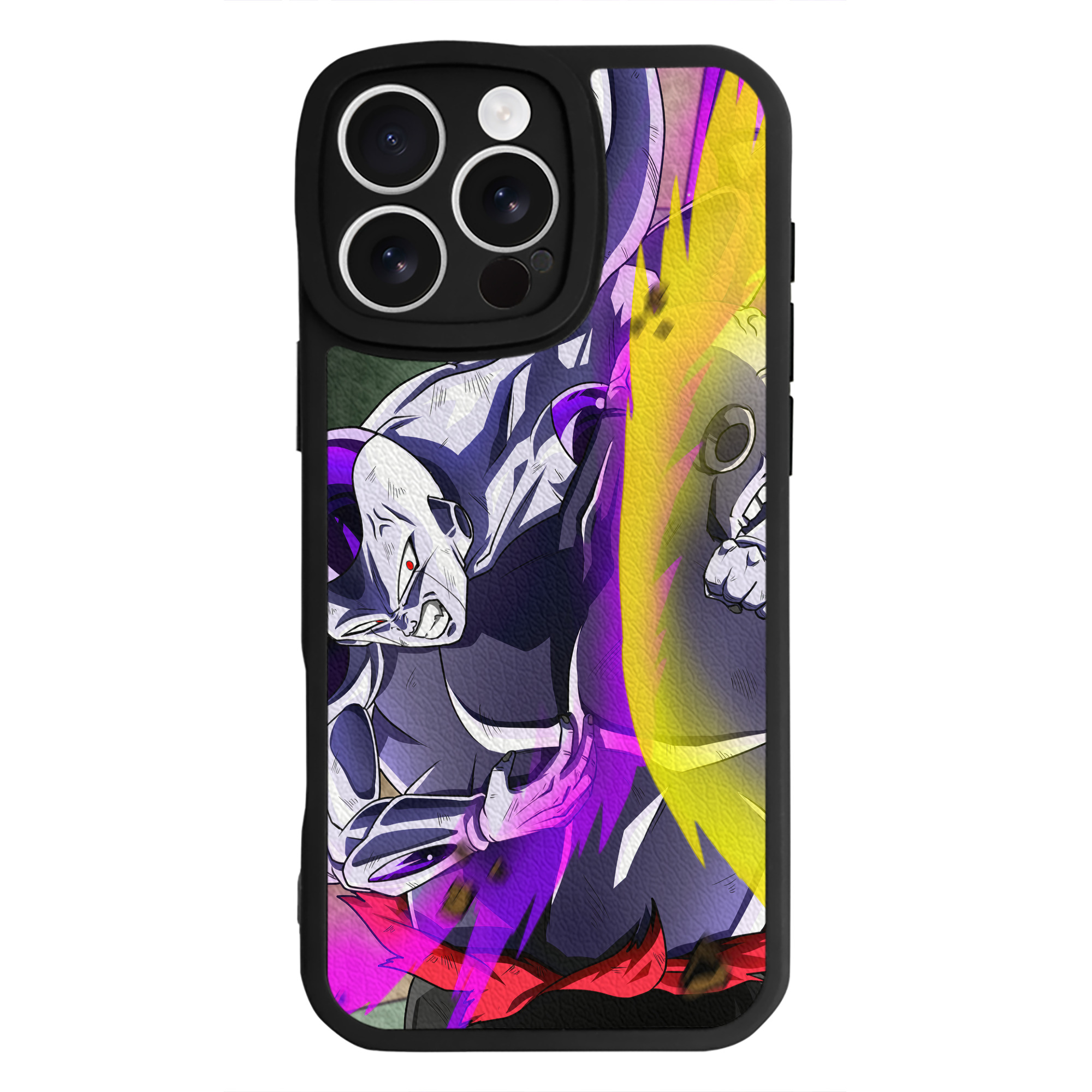 （画像用） ドラゴンボール DRAGON BALL 【iPhone 16シリーズ対応】シリコンスマホケース（レザー調） 材質：シリコン